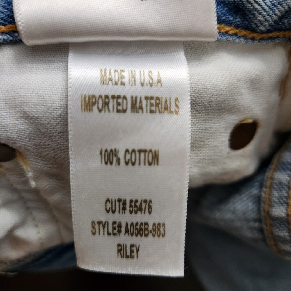 Agolde Riley Button Fly Jeans Size 24 - Picture 6 of 7